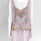 Missoni Vintage 2000's Pink Top with Fringe 38