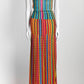 Missoni Yellow/Red Multicolor Tank Top/Skirt Set 40
