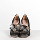 Miu Miu Fall 2010 black flower Pumps 37.5