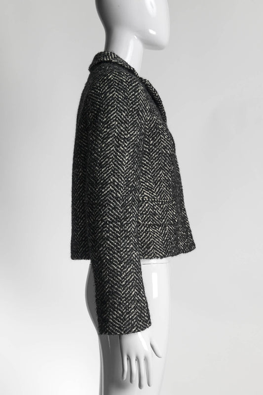 Miu Miu Grey Wool Jacket 38