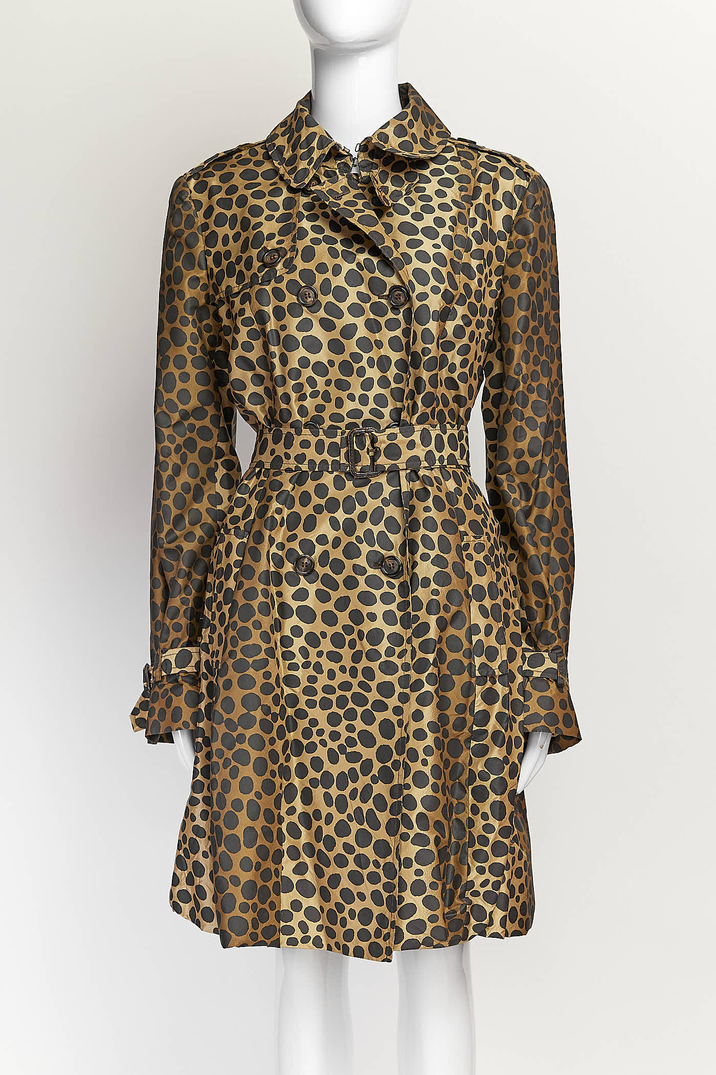 Moschino Animal Printed Coat US10