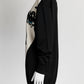 Moschino Black Graphic Face Sweater Dress XS