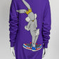 Moschino Purple Bugs Bunny Sweater XS