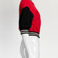 Moschino Red/Black Kint Crop Jacket IT40