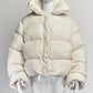 Nili Lotan Cream Puffy Jacket L