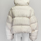 Nili Lotan Cream Puffy Jacket L