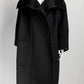 Nina Ricci Black Wool Coat 44