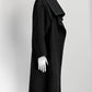 Nina Ricci Black Wool Coat 44