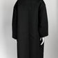Nina Ricci Black Wool Coat 44