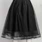 Noir Kei Ninomiya Black Mesh A-line Skirt XS