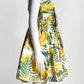 OSCAR DE LA RENTA Knotted Printed Poplin Mini Dress 10