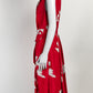 OSCAR DE LA RENTA RED KNEE LENGTH DRESS 10