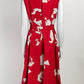 OSCAR DE LA RENTA RED KNEE LENGTH DRESS 10