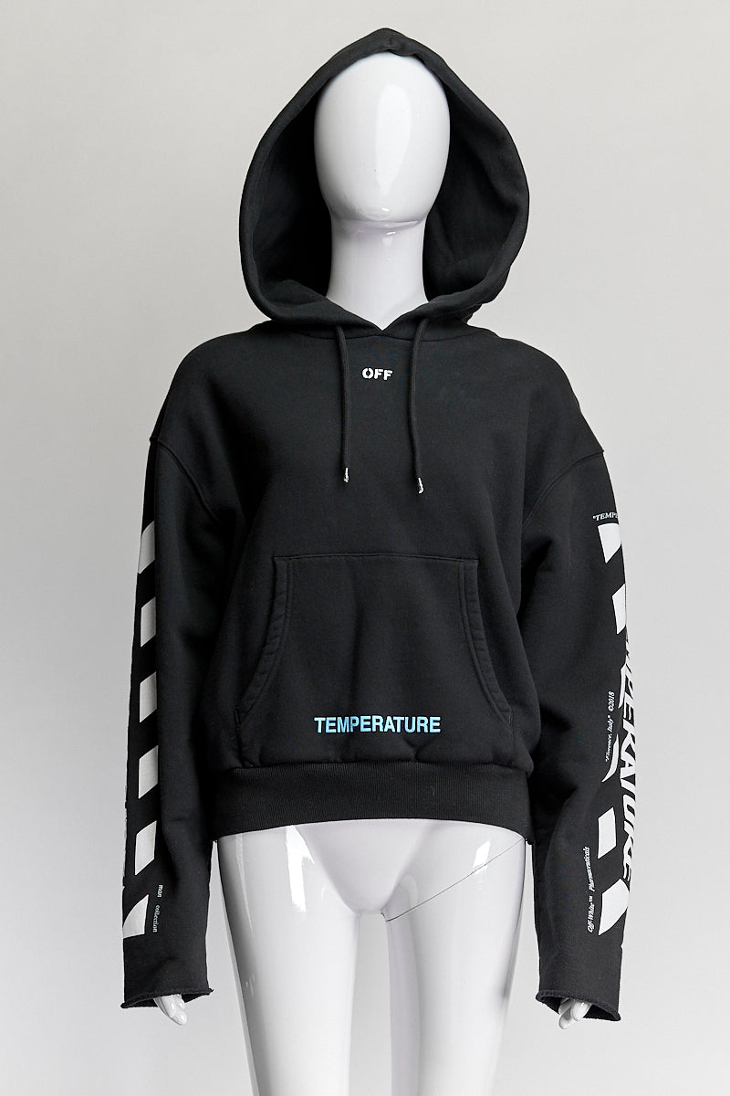 Off-White Black Logo Hoodie XS