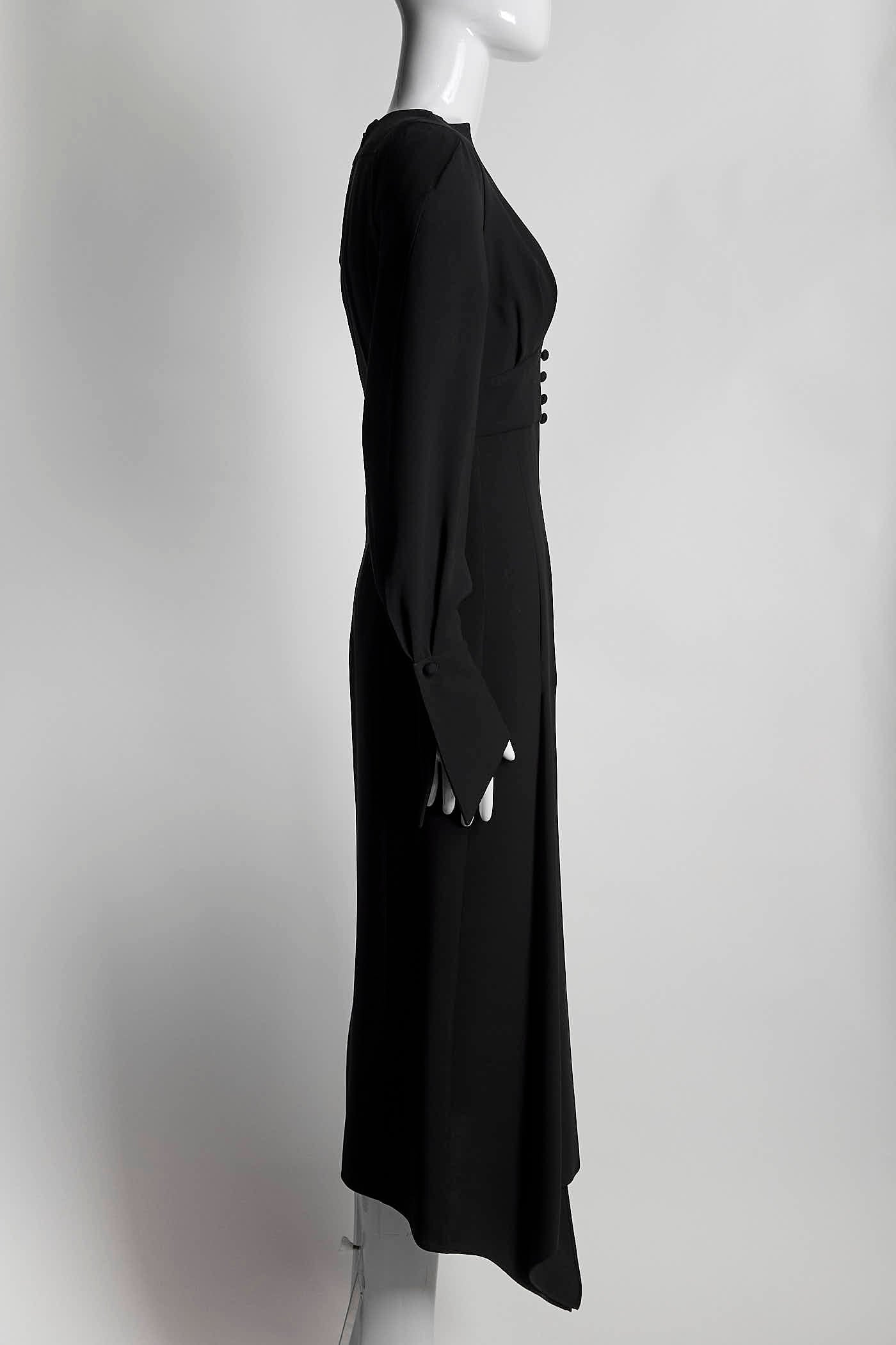 Olivier Theyskens Black Dress 34