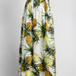 Oscar de la Renta Pineapple Printed Skirt