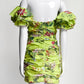 Oscar de la Renta ruffled floral-print mini Dress 8