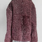 Petar Petrov Purple Shearling Teddy Coat 38
