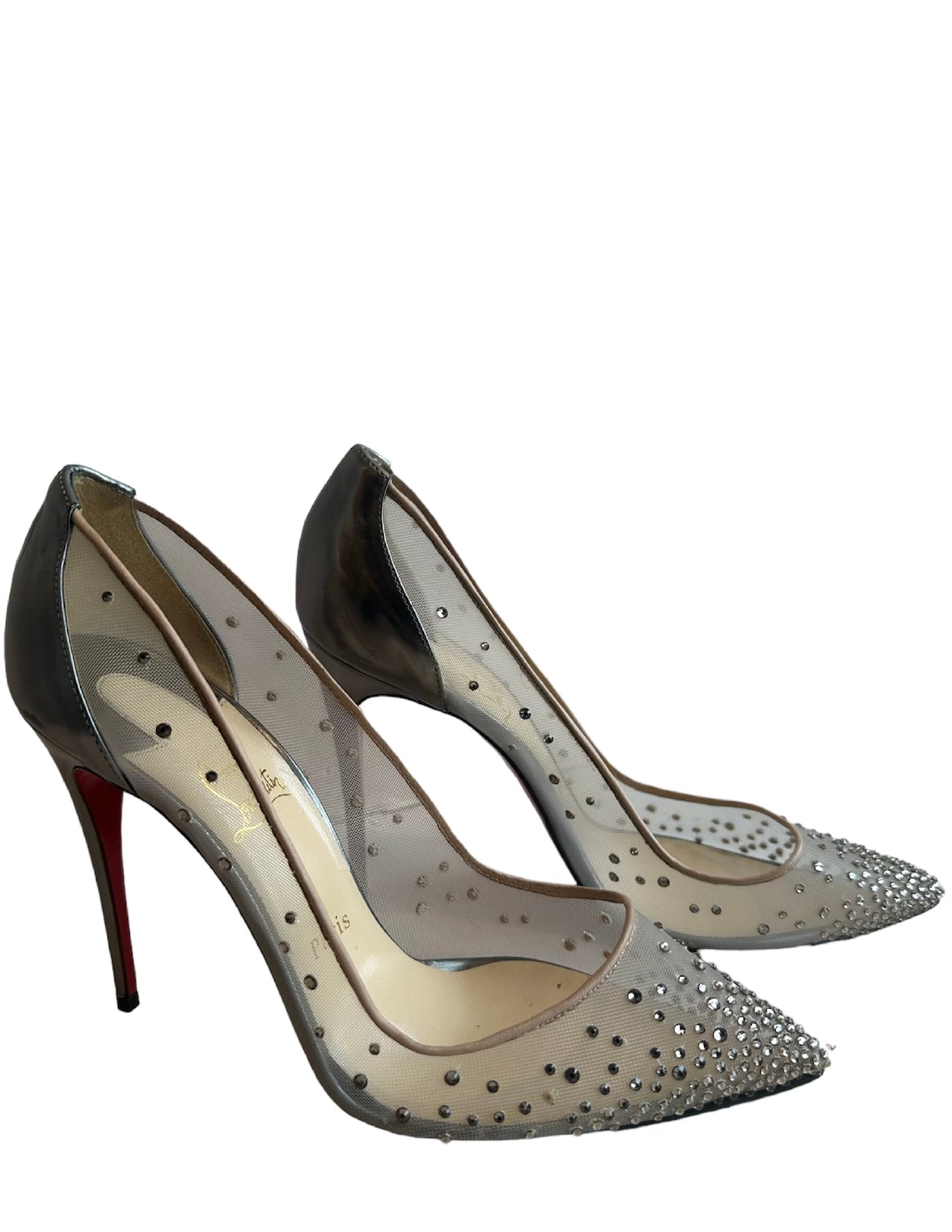 Christian Louboutin Crystal Embellishments Pumps