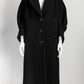 Prada 2021 Black Wool Coat 36