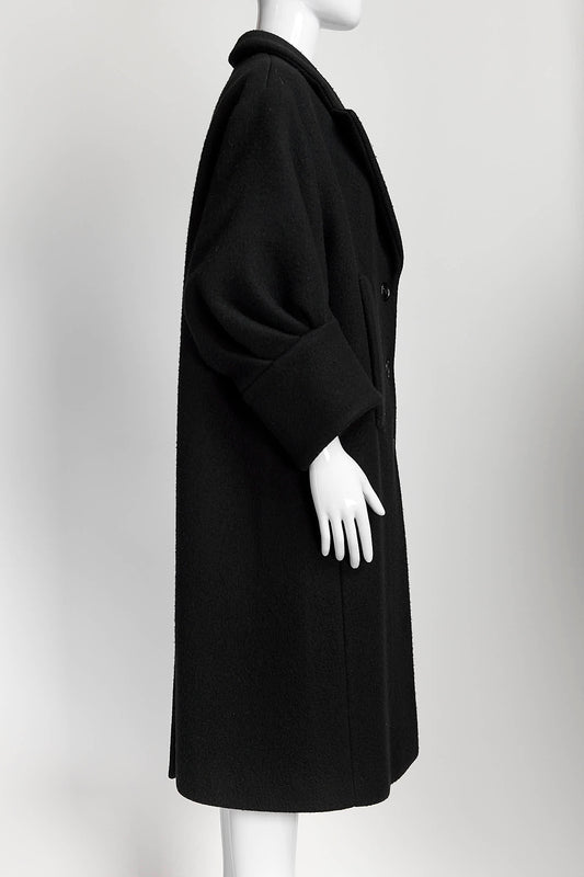 Prada 2021 Black Wool Coat 36