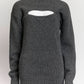 Prada 2 Pieces Grey Knit Sweater 40