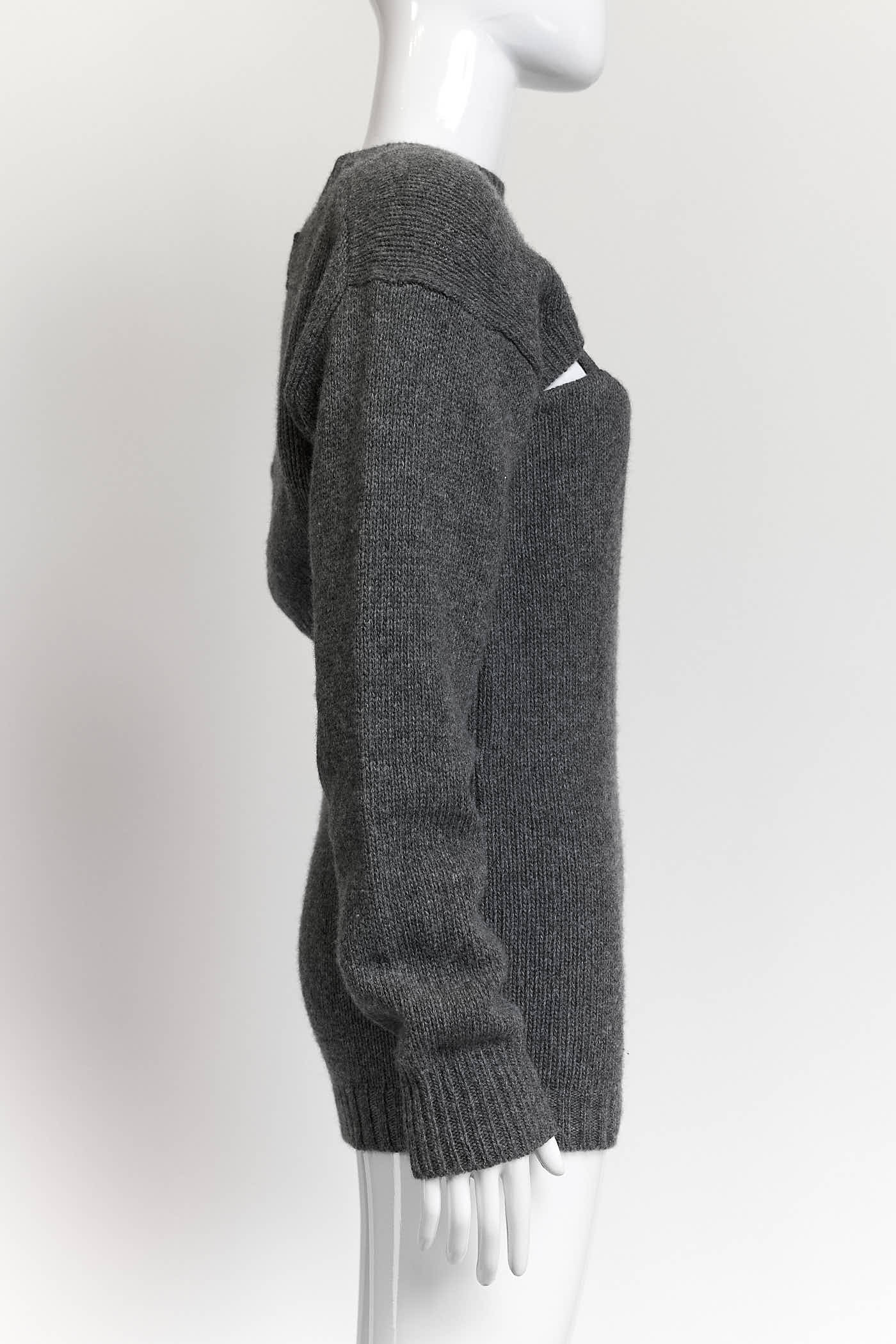 Prada 2 Pieces Grey Knit Sweater 40