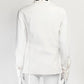 Prada AW2019 Jeweled Poplin Collar Shirt 42