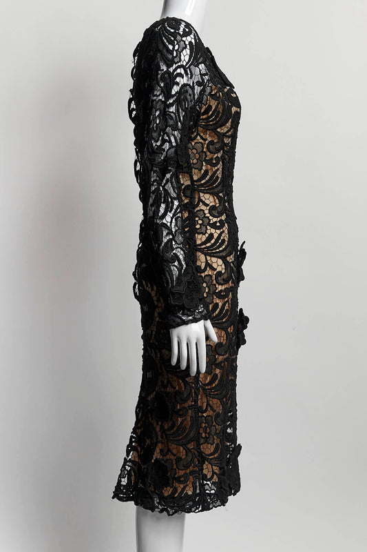 Prada Black Lace Dreas 40