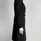 Prada Black Logo Belt Dress 46