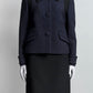 Prada Black/Navy Short Jacket/Skirt Set 44