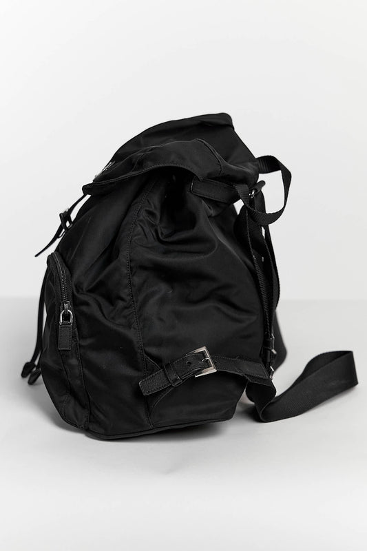 Prada Black Nylon Backpack