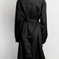 Prada Black Nylon Coat Domestic IT 42