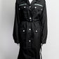 Prada Black Nylon Coat Domestic IT 42