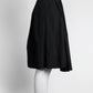 Prada Black Pleated Detail Skirt 40