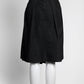 Prada Black Pleated Detail Skirt 40