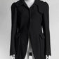 Prada Black Wool Coat 44