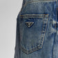 Prada Denim Jeans with Logo at back Pocket 28