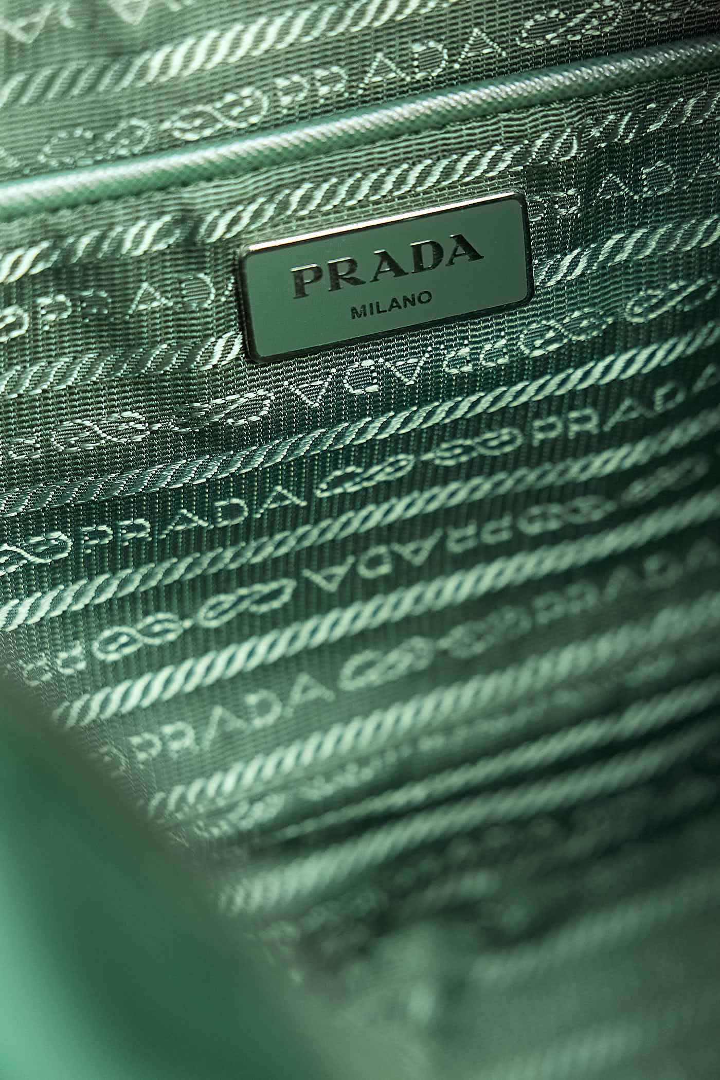 Prada Green Nylon Crossbody Bag