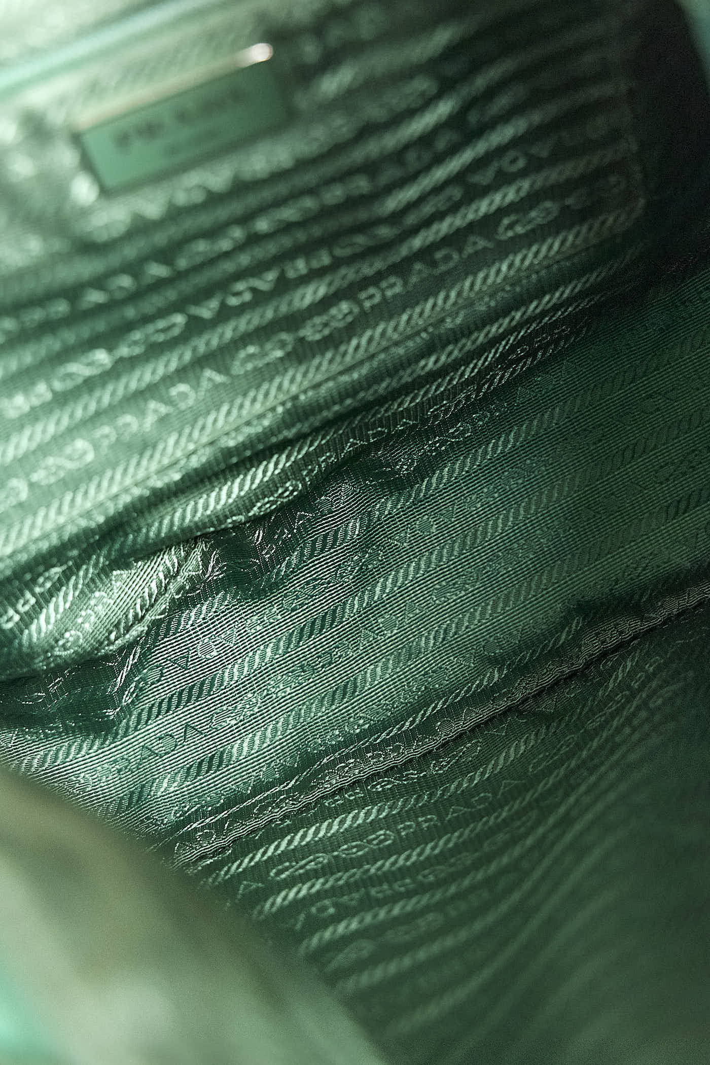 Prada Green Nylon Crossbody Bag