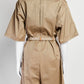Prada Khaki Jumper with Logo Belt 38
