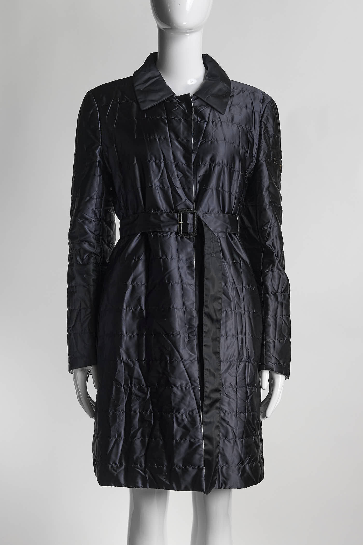 Prada Navy Light Jacket with Logo 42