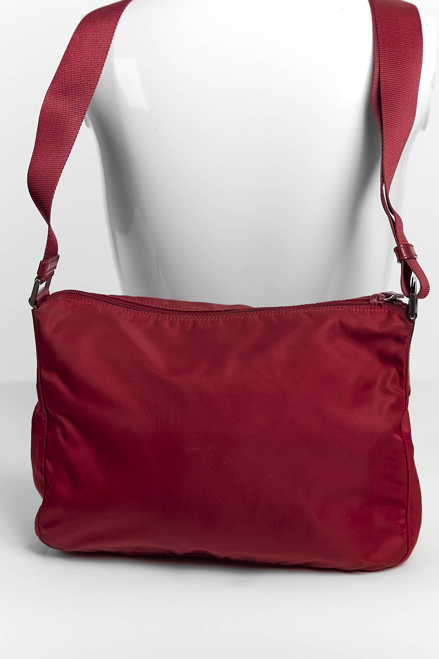 Prada Red Nylon Crossbody Bag