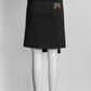 Prada Ruffle Trimmed Neoprene Wrap Skirt 38