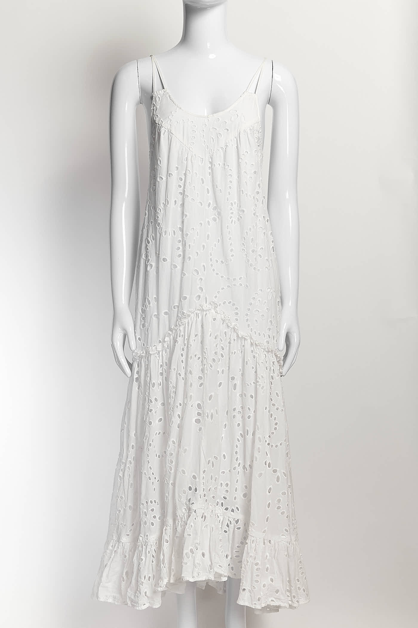 Prose & Poetry White Eyelet Dress XS