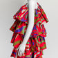 Emilio Pucci Marmo Print Ruffled Dress IT 40