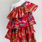 Emilio Pucci Marmo Print Ruffled Dress IT 40