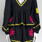 RHODE Black Cotton Top/Short Set XS/S
