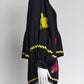 RHODE Black Cotton Top/Short Set XS/S