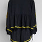 RHODE Black Cotton Top/Short Set XS/S